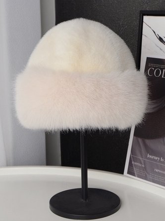 Plush Mongolian Hat For Women Thickened Autumn And Winter Windproof Cold-proof Warm Basin Hat Imitation Mink Fur Earmuffs Fisherman Hat 4 Plush Mongolian Hat For Women Thickened Autumn And Winter Windproof Cold-proof Warm Basin Hat Imitation Mink Fur Earmuffs Fisherman Hat - Image 4