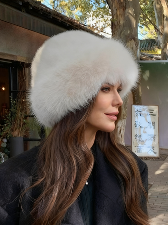 Plush Mongolian Hat For Women Thickened Autumn And Winter Windproof Cold-proof Warm Basin Hat Imitation Mink Fur Earmuffs Fisherman Hat 2 Plush Mongolian Hat For Women Thickened Autumn And Winter Windproof Cold-proof Warm Basin Hat Imitation Mink Fur Earmuffs Fisherman Hat - Image 2
