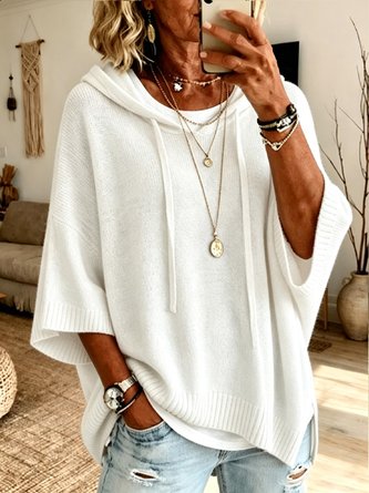 Loose Plain Casual Top 3 Loose Plain Casual Top - Image 3