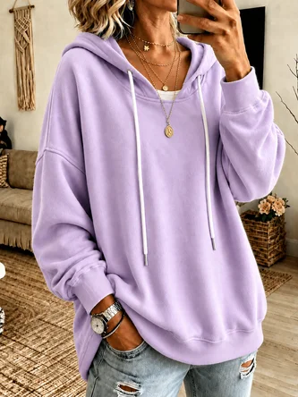 Casual Hoodie Plain Hoodie 5 Casual Hoodie Plain Hoodie - Image 5