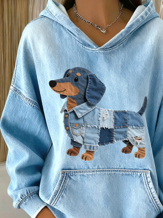 Casual Hoodie Dog Hoodie Printing - Image 2
