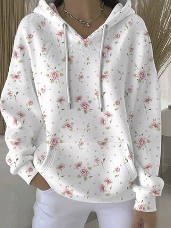 Vintage Hoodie Polka Dots Hoodie