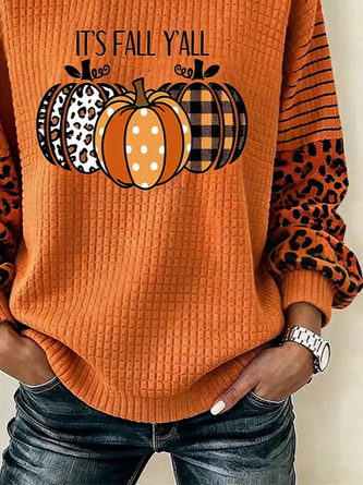 Casual Crew Neck Striped Sweatshirt Printing 3 Casual Crew Neck Striped Sweatshirt Printing - Image 3