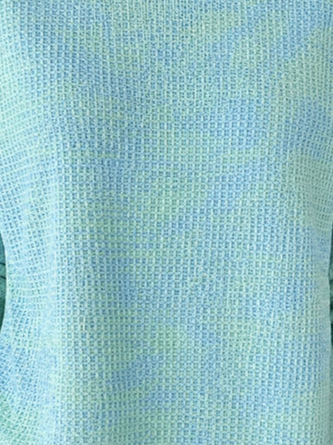 Casual Ombre Crew Neck Long Sleeve T-shirt - Image 7