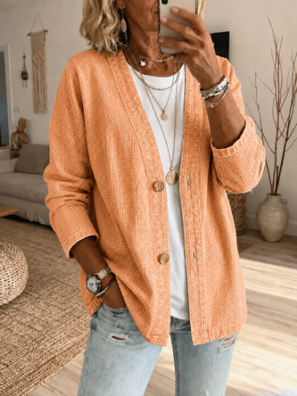 Women Spring/Fall Outerwear Casual Printing Abstract Geometry Long Sleeve Jacket 3 Women Spring/Fall Outerwear Casual Printing Abstract Geometry Long Sleeve Jacket - Image 3