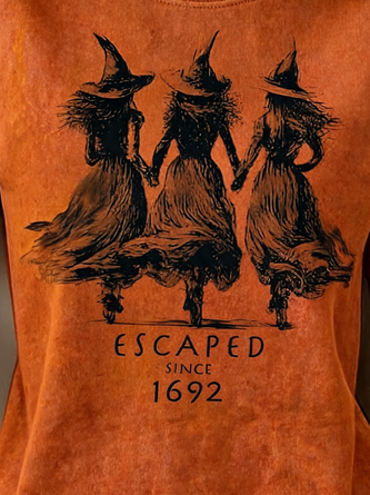 Vintage Halloween Crew Neck Short Sleeve T-shirt - Image 3