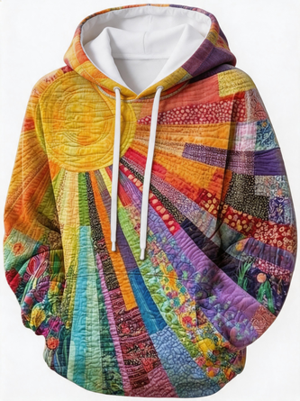 Vintage Hoodie Floral Hoodie - Image 5