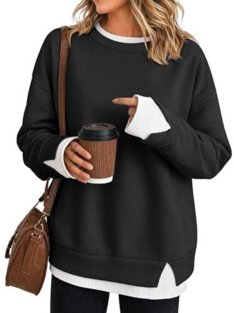 Casual Plain Crew Neck Long Sleeve Sweatshirt 6 Casual Plain Crew Neck Long Sleeve Sweatshirt - Image 6