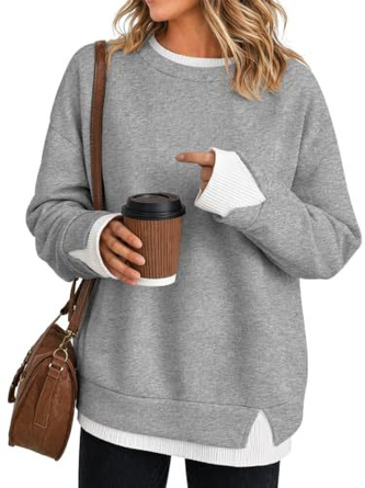 Casual Plain Crew Neck Long Sleeve Sweatshirt 4 Casual Plain Crew Neck Long Sleeve Sweatshirt - Image 4