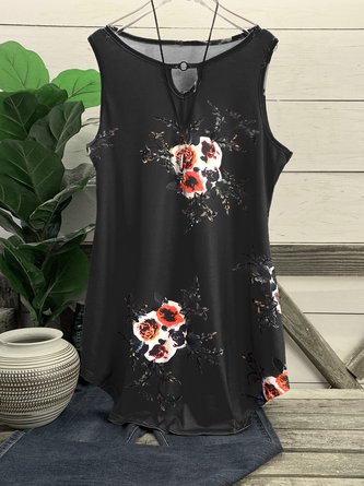 Casual Floral Knitting Dress