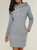 Hoodie Cotton-Blend Long Sleeve Casual Dresses