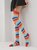 Personalized Color Striped Over The Knee Socks