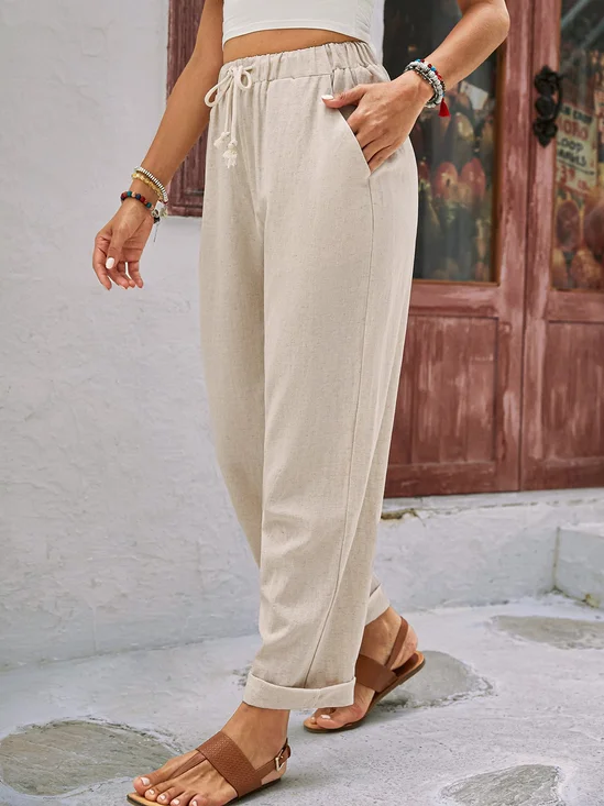 Casual Plain Long Pant