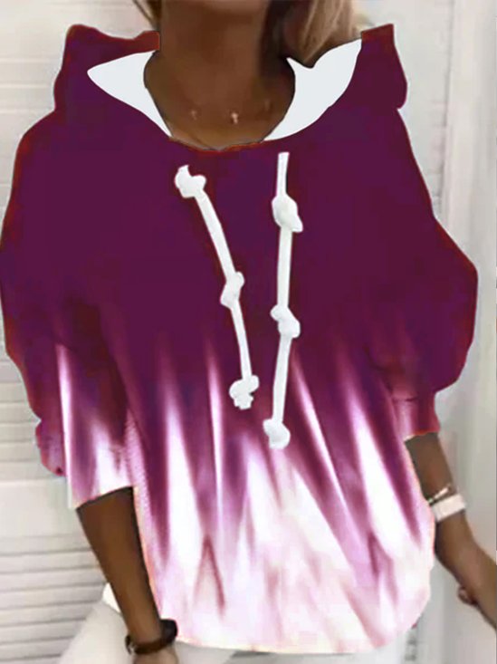 Women‘s Ombre Long Sleeve Sweatshirt Hoodies