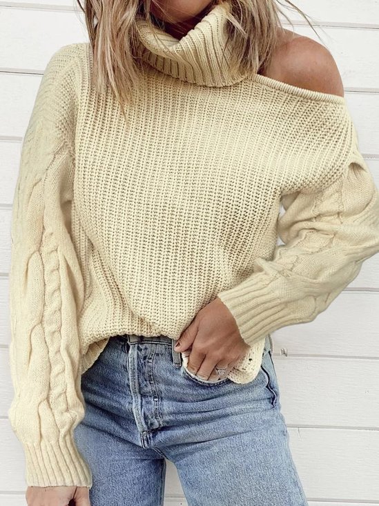 Casual Wool/Knitting Loose Sweater