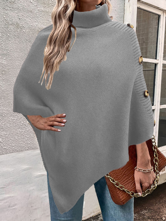 Women Knitted Plain Sleeveless Comfy Casual Sweater