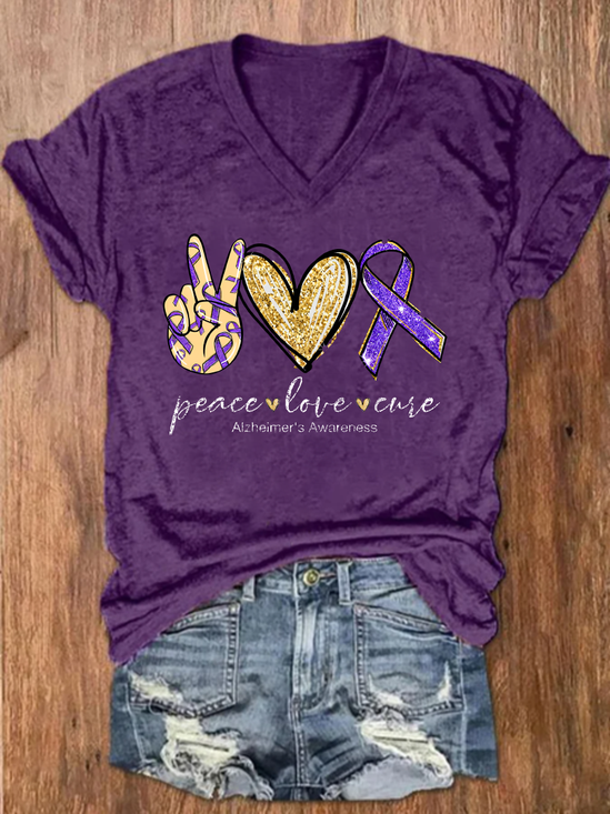 Casual Floral Crew Neck Cap Sleeve T-shirt