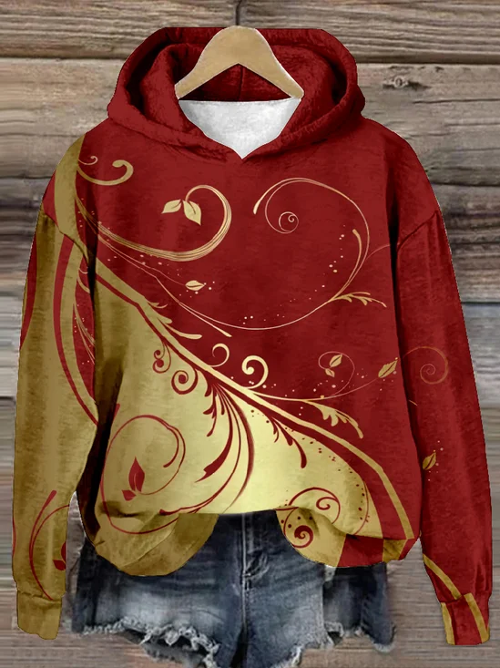 Casual Hoodie Christmas Sweatshirt Zipper
