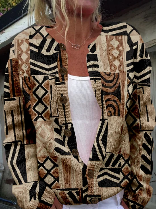 Women's Ethnic Thicken Loose Jacket