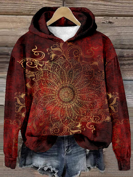 Casual Hoodie Ethnic Sweatshirt