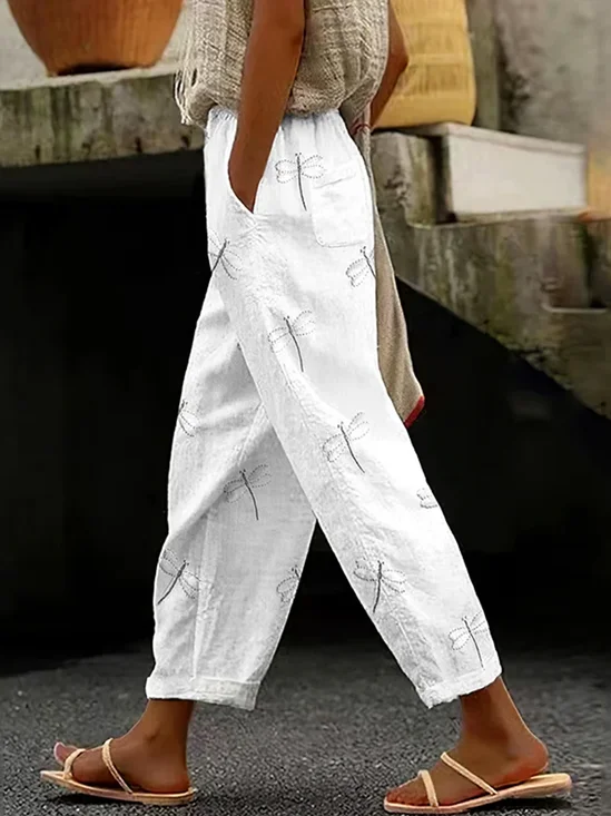 Casual Dragonfly Long Pant