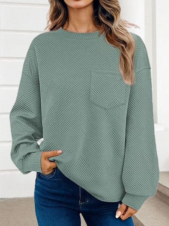 Casual Spring/Fall Loose Comfy Sweatshirt