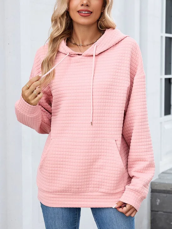 Casual Hoodie Plain Hoodie