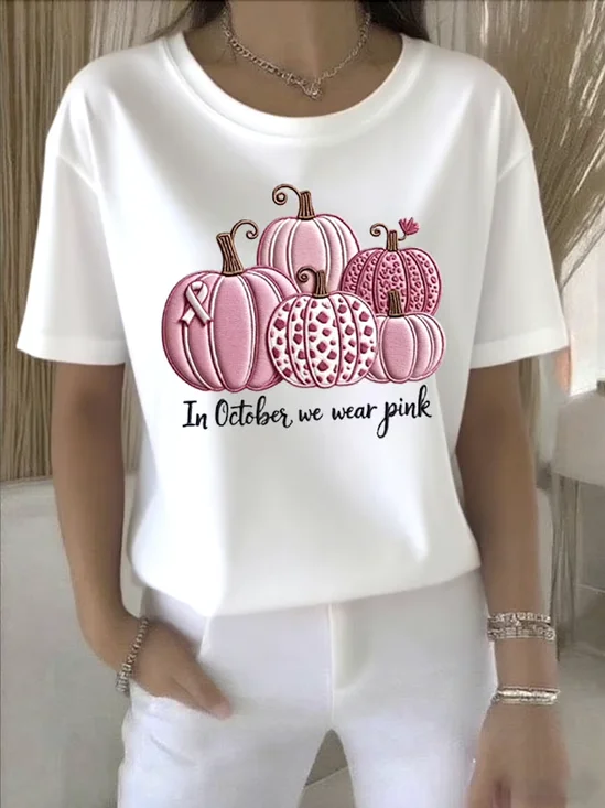 Vintage Plants Crew Neck Short Sleeve T-shirt