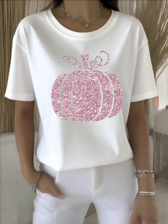 Vintage Plants Crew Neck Short Sleeve T-shirt