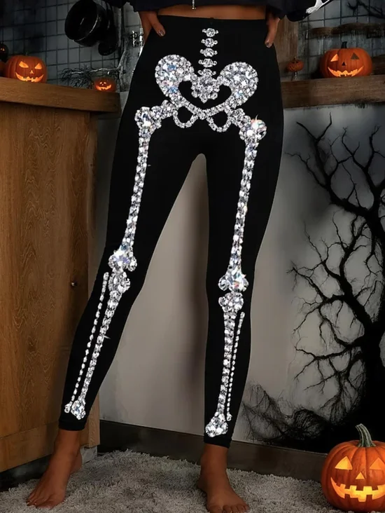 Women Halloween Vintage All Season Long Leggings