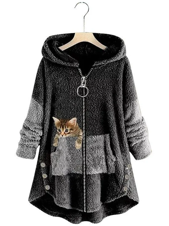 Vintage Hoodie Multicolor Block Hoodie