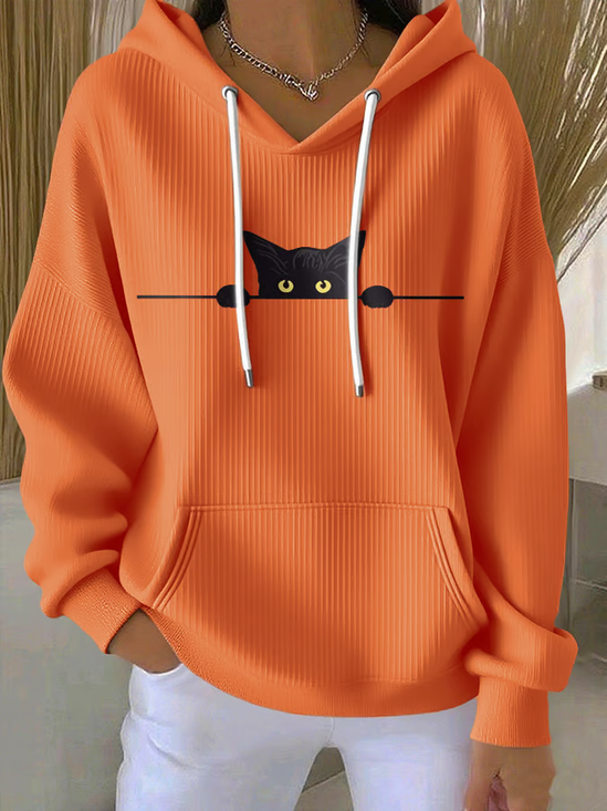 Casual Hoodie Cat Hoodie