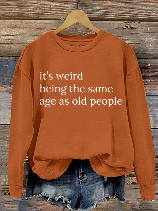 Casual Crew Neck Halloween Sweatshirt