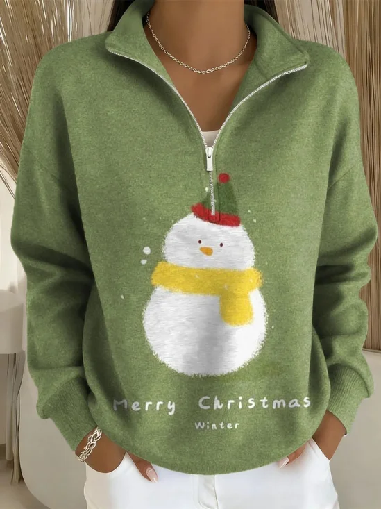 Women Christmas Long Sleeve Comfy Casual Sweater