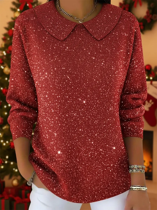 Women Christmas Long Sleeve Comfy Casual Printing Sweater