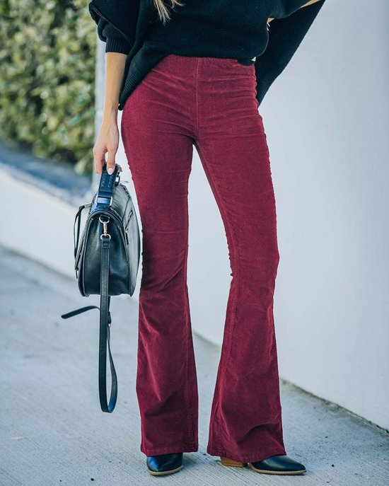 Women Plain Long Pants Elegant Spring/Fall Trousers