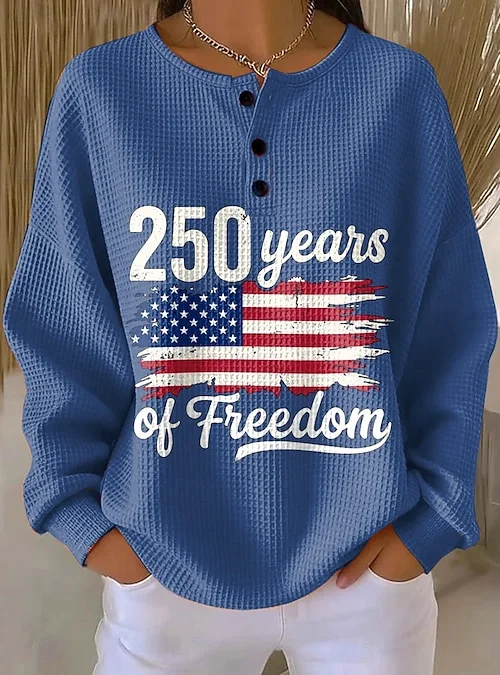 Casual Text Letters Sweatshirt