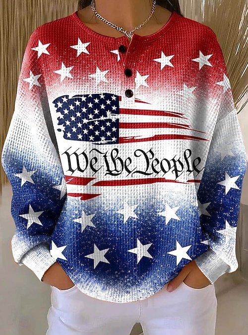 Casual Gradient Pattern Sweatshirt