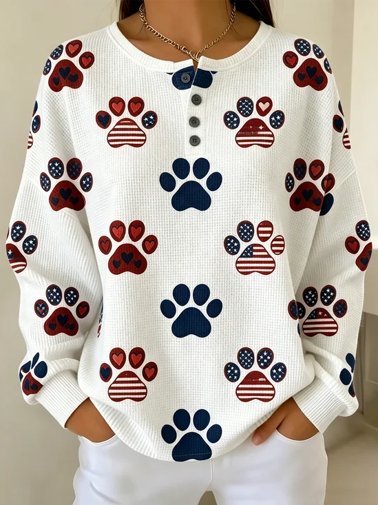 Casual Independence Day (Flag) Sweatshirt