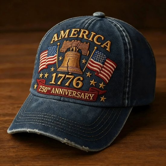 3D printing Blue American Flag Hat Baseball Cap