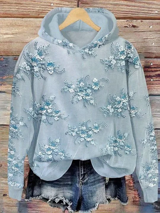 Vintage Hoodie 3D Printing Hoodie