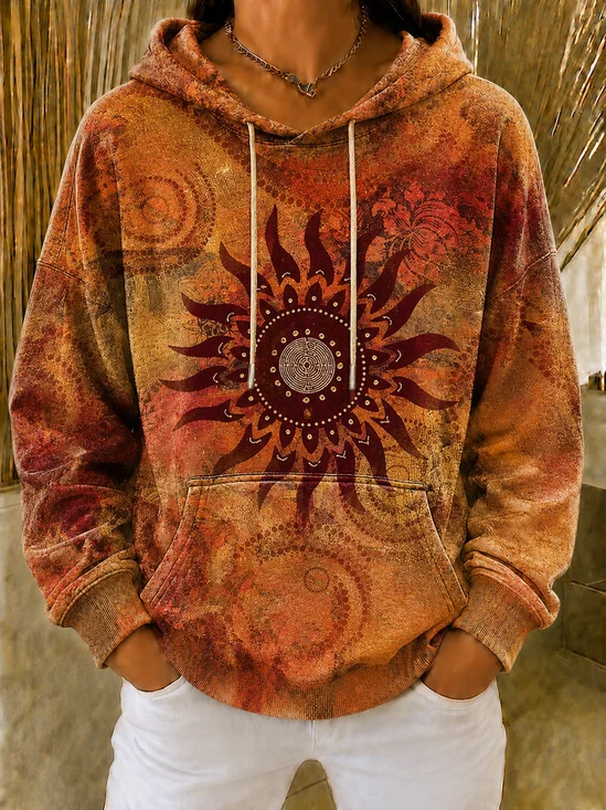 Vintage Hooded Sun Sweatshirt