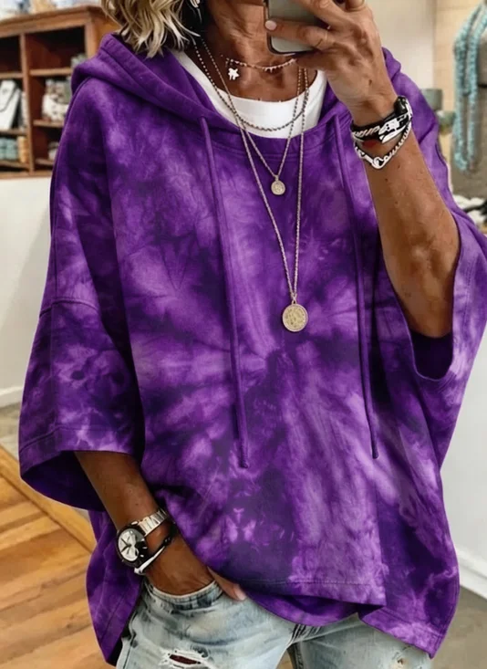 Vintage Hoodie Tie Dye Hoodie
