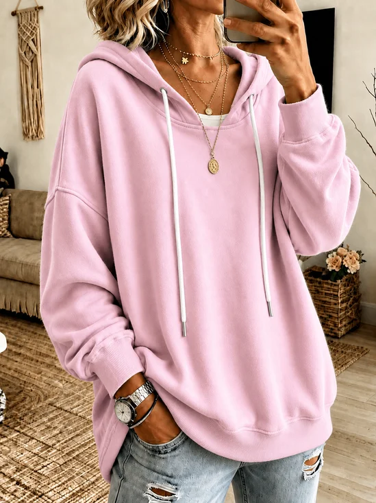 Casual Hoodie Plain Hoodie