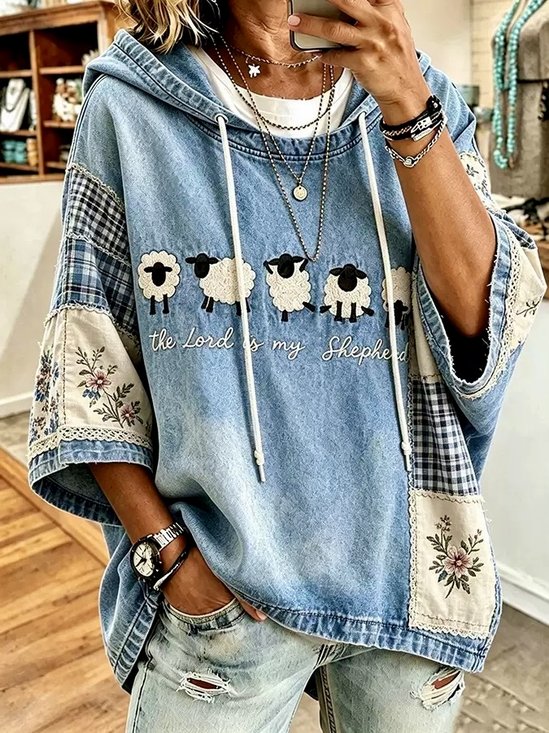 Casual Hoodie Floral Hoodie Printing