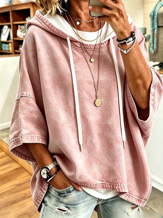 Casual Hoodie Plain Hoodie Printing