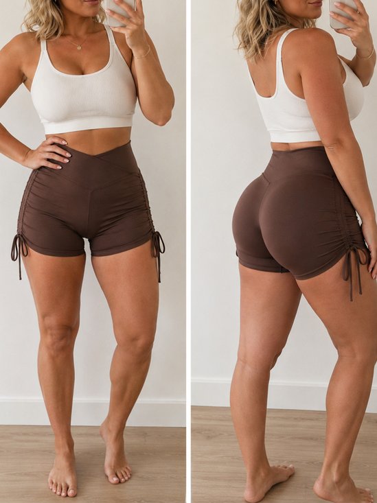 Women's Butt-Lifting Tight Drawstring Yoga Pants