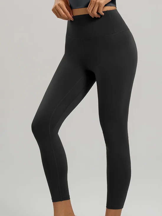 High-Waist Lifting Hip Tummy Control Slimming Yoga Pants Cloudy Soft Leggings