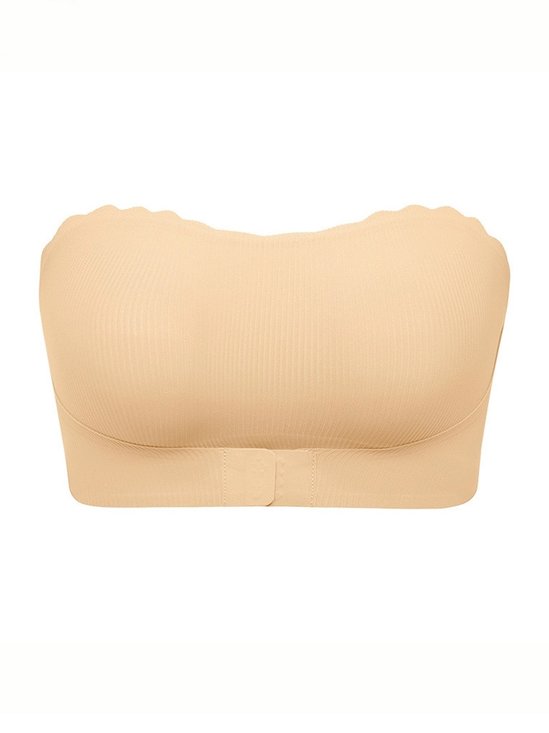 Women's Strapless Front-Closure Push-Up Bra
