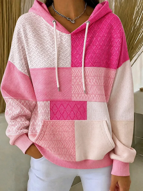 Casual Abstract Hoodie Long Sleeve Hoodie